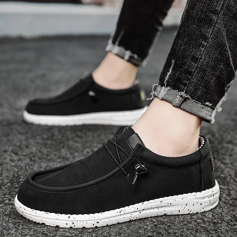 New men's shoes Spring and autumn large size leisure sports shoes low top non-slip comfortable lightweight running loafers men