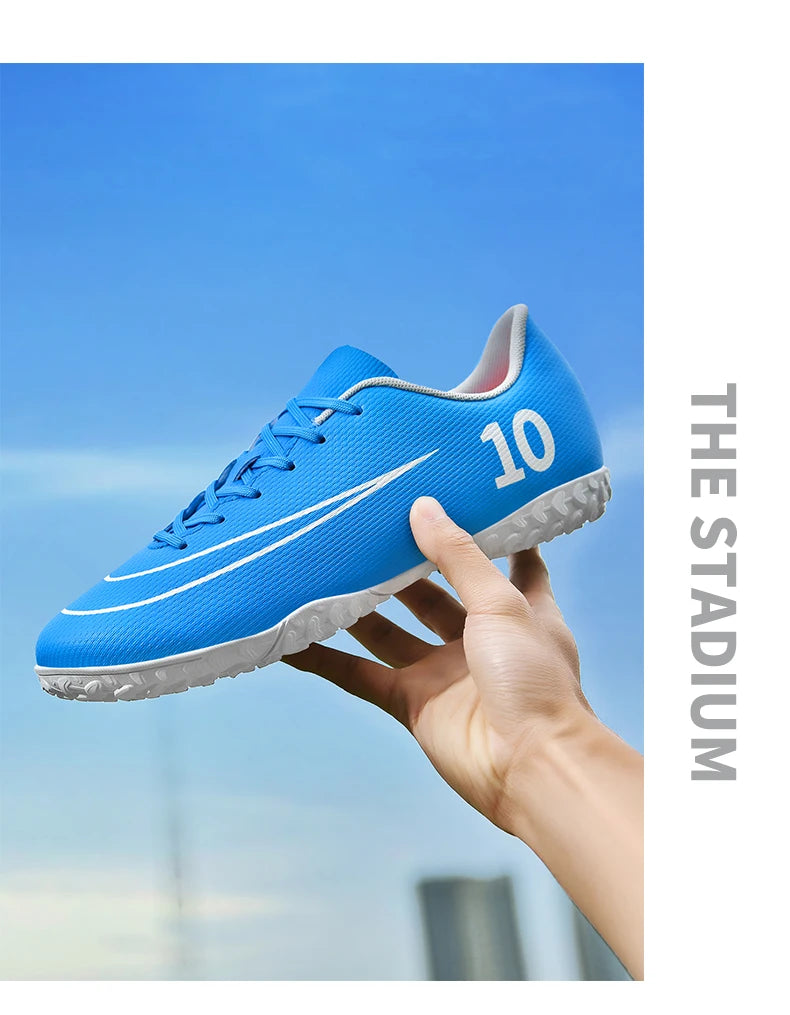 Men's and women's football shoes Non-slip training casual sports shoes youth outdoor breathable large size football shoes