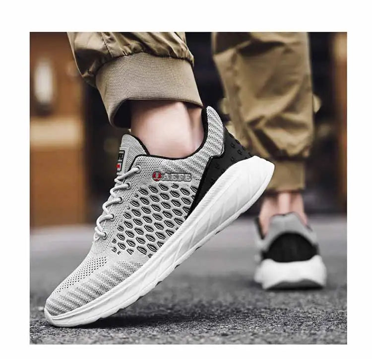 Men's mesh sports vulcanized shoes breathable casual shoes walking men's shoes spring and autumn new40-47