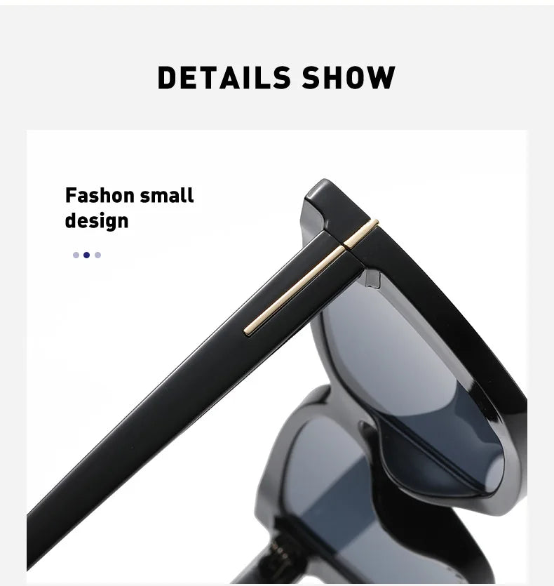 Brand Designer Cat Eye Sunglasses W omen Vintage 2024 High Quality Sun Glasses Fashion Big Frame Cool Sexy Female Oculos