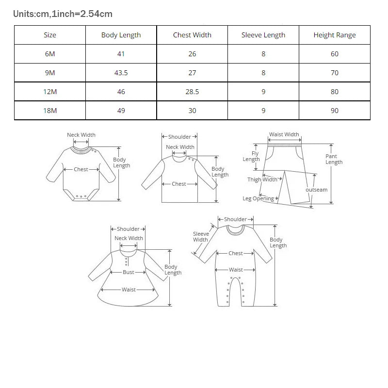 Fashion Newborn Clothes Girls Bodysuit Spring & Autumn Baby Girl Clothes Cotton Short Sleeve Infant Bodysuits 3-18 Months