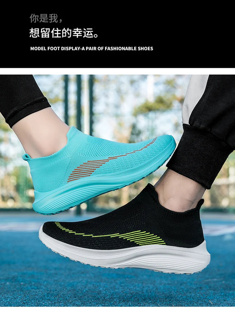 Men's and women's shoes Spring and autumn new breathable mesh shoes flat shoes light casual comfortable sneakers couple