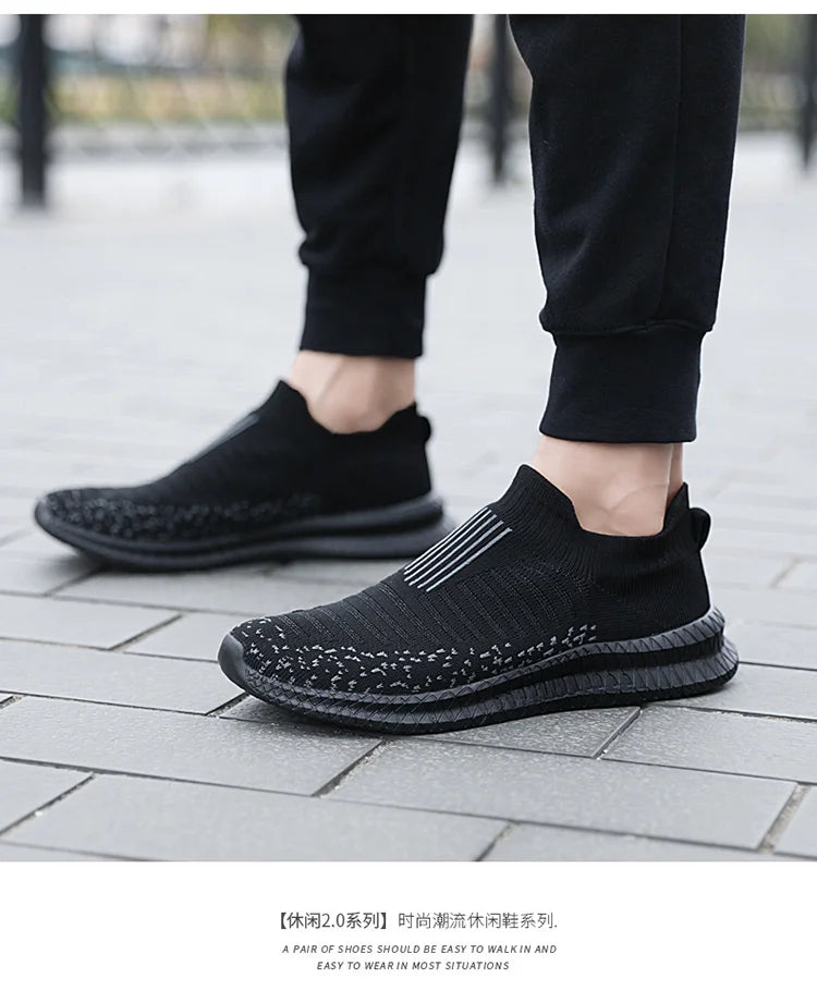 2024 new spring and autumn leisure fashion design lightweight breathable walking men's sports casual shoes fitness shoes