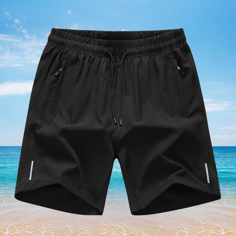 Summer Men Breathable Sport Running Shorts Mens Jogging Gym Beach Shorts Man Quick Dry Fitness Sportswear Bottoms Plus Size 8XL