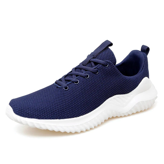 New large size men's shoes mesh surface breathable fashion thick sole sneakers loafers casual sports mens shoes vulcanized shoes