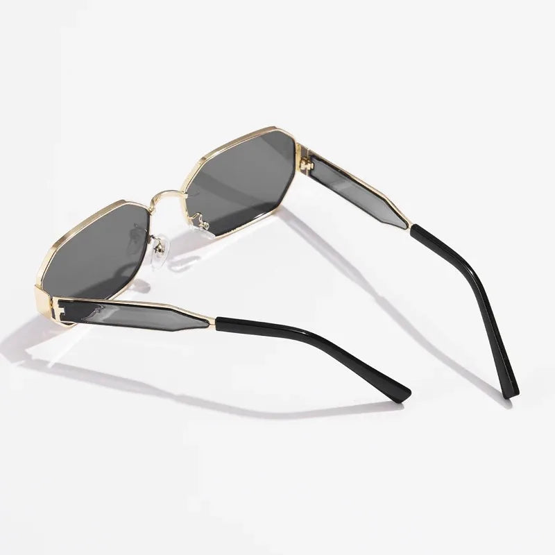 Small Frame Vintage Sunglasses Women Polygon Luxury Brand Eyewear Women High Quality 2024 Glasses Gafas De Sol Mujer