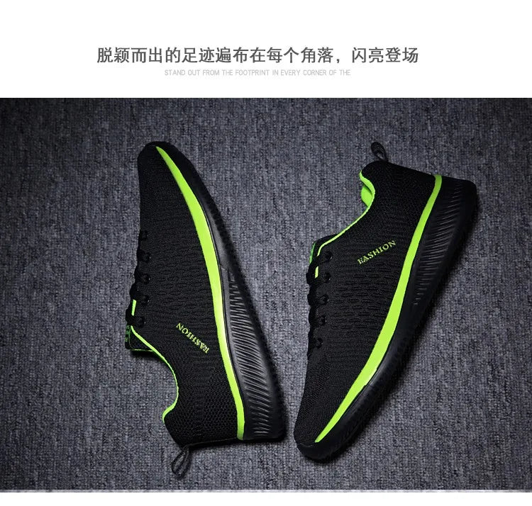 new men's lightweight running shoes casual shoes Breathable walking training shoes non-slip comfortable vulcanized men's