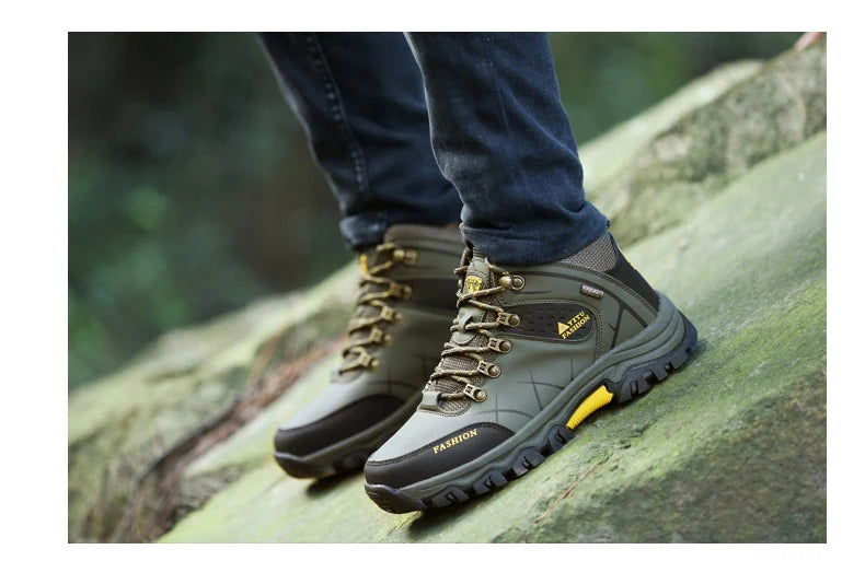 Men's autumn and winter hiking shoes Casual sports shoes comfortable lightweight non-slip large size men's shoes39-47