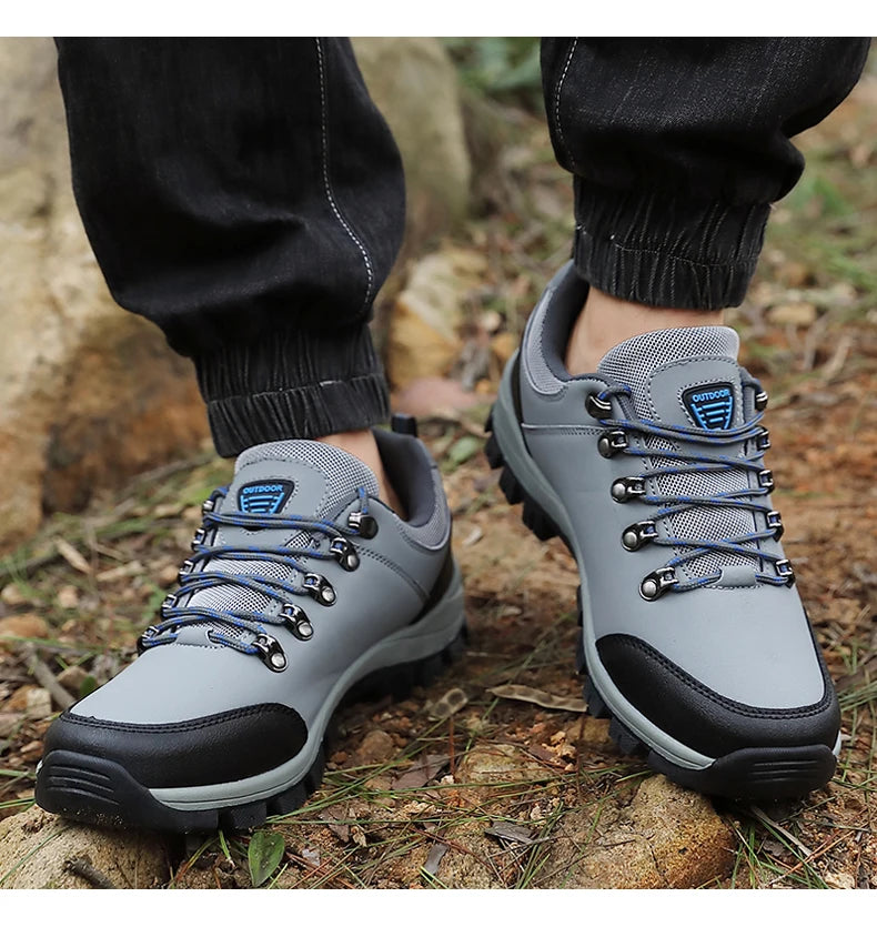 Men's outdoor running shoes Mountain casual sneakers Non-slip hiking camping Comfort hiking sports shoes for men