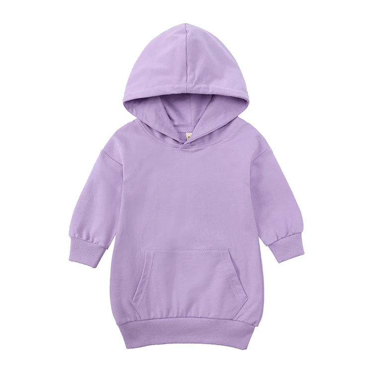 Fashion Solid Color Kids Clothes Girls Hoodies Cotton Long Sleeve Boys Sweatshirts Spring Autumn Children Clothing 2-5 Years