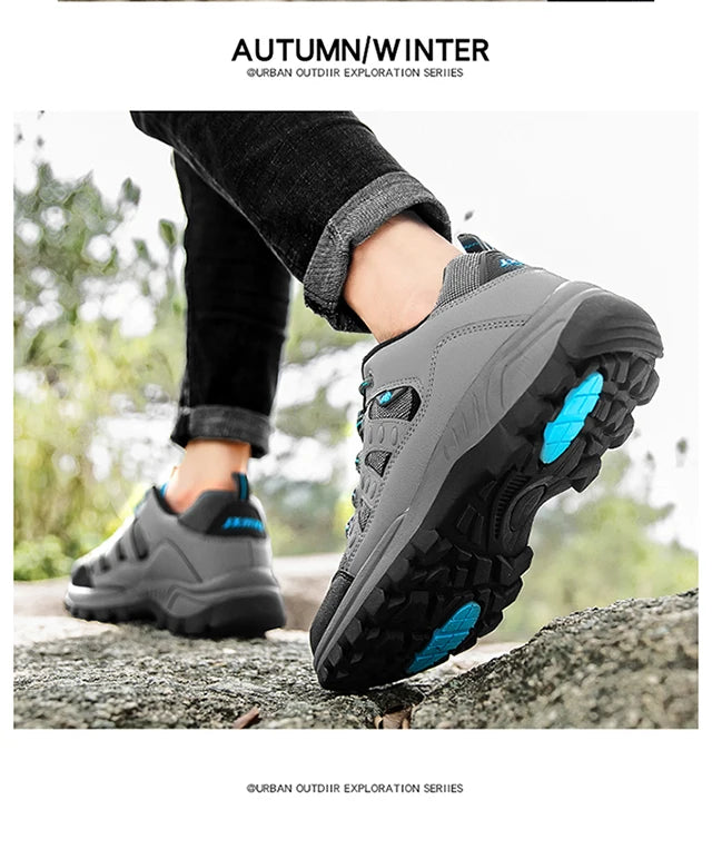 New men's and women's fashion casual cross-country running shoes non-slip wear breathable climbing sports shoes