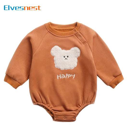 Cartoon Newborn Clothes Boys Bodysuits Cotton Long Sleeve Baby Girl Clothes Spring Autumn Baby Girls Bodysuits 1-3 Years