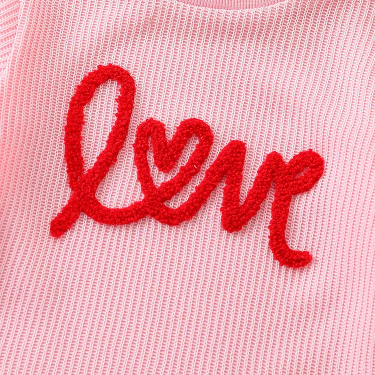 Cartoon Letter Newborn Clothes Newborn Clothes Girls Bodysuits Long Sleeve Knitted O-Neck Baby Boy Clothes 3-12 Months