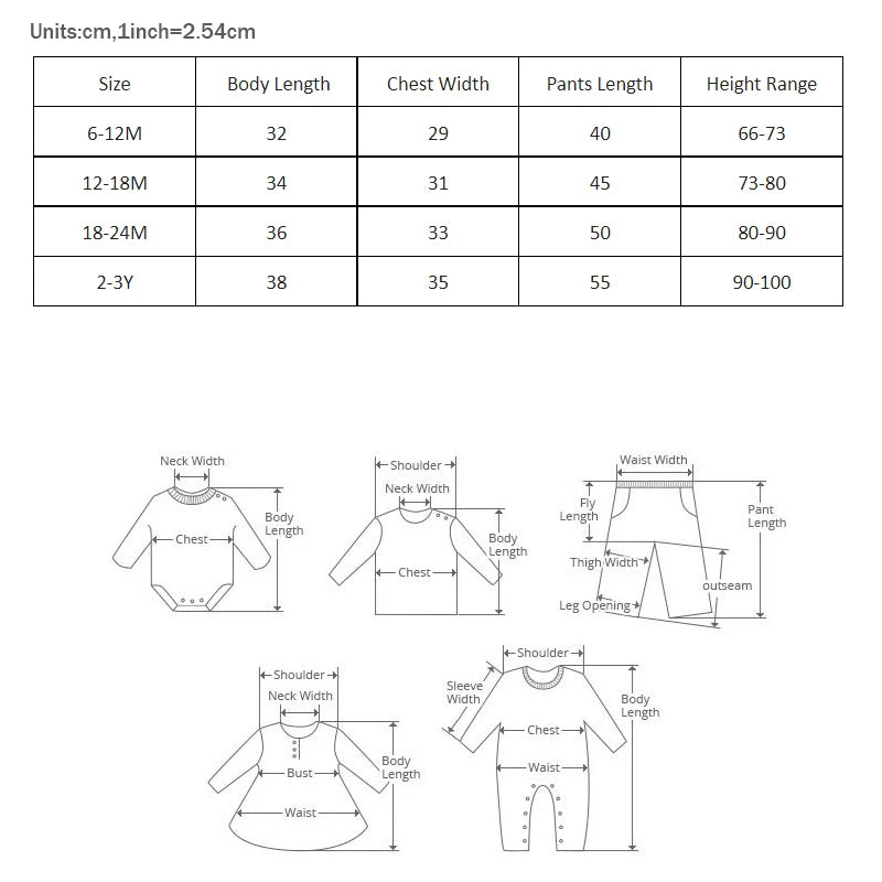 Cartoon Kids Clothes Boys Outfit Set Cotton Long Sleeve Tops Pants 2 Pcs Spring Autumn Children Girls Clothing Sets 1-3 Years