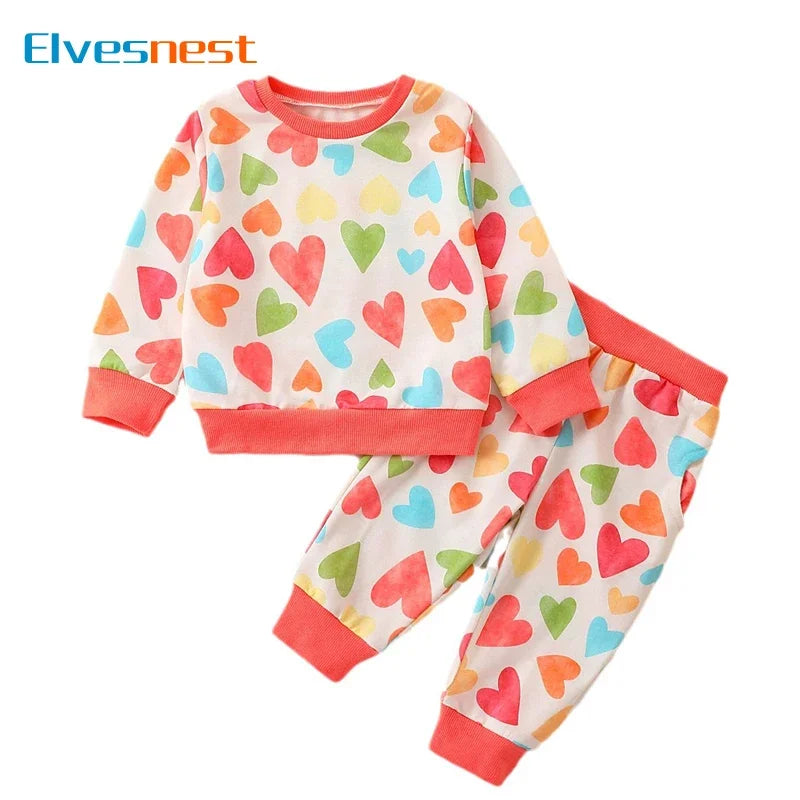 Fashion Newborn Baby Clothes Set Cotton Long Sleeve Tops Pant 2 PCS Spring Autumn Infant Boys Outfit Set 3-24 Months