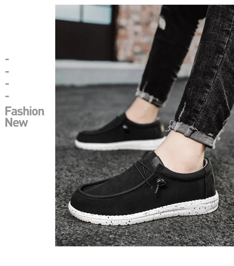 New men's shoes Spring and autumn large size leisure sports shoes low top non-slip comfortable lightweight running loafers men