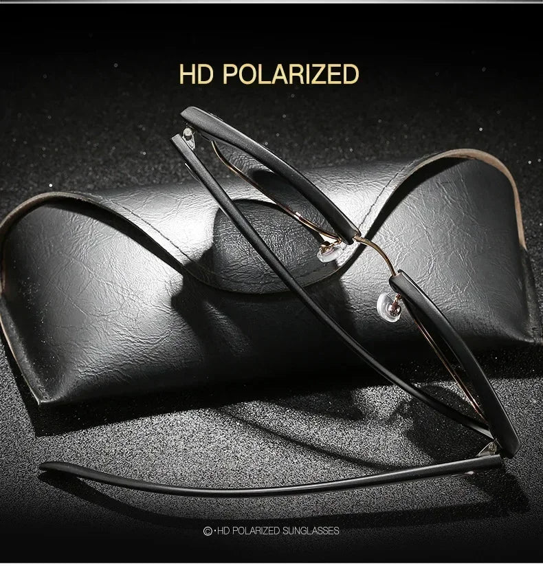 Half Frame Square Sunglasses Man Woman Luxury Brand Designer Sun Glasses Male Retro Rivet Mirror Eyewear Metal Gafas De Sol