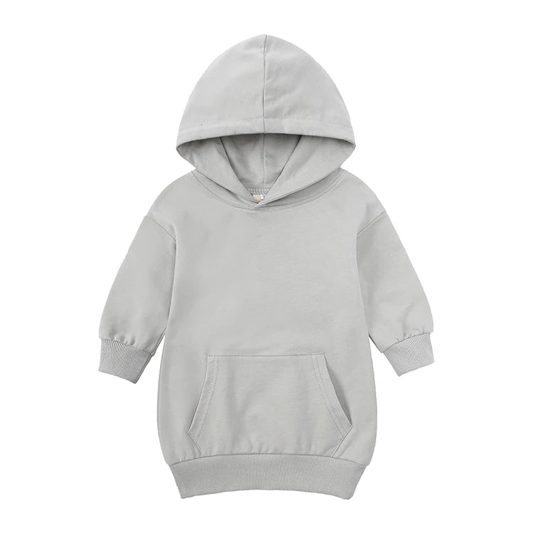 Fashion Solid Color Kids Clothes Girls Hoodies Cotton Long Sleeve Boys Sweatshirts Spring Autumn Children Clothing 2-5 Years