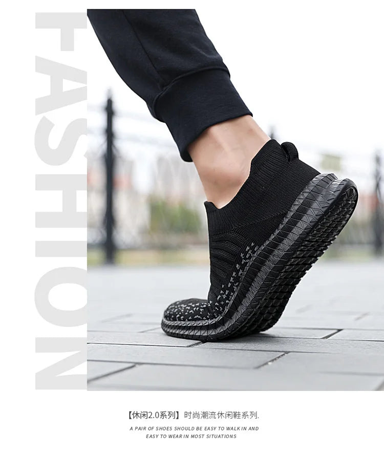 2024 new spring and autumn leisure fashion design lightweight breathable walking men's sports casual shoes fitness shoes