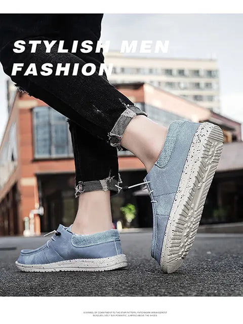 Men's Walking High quality breathable outdoor men's shoes Casual Sports  Fashion comfortable lazy shoes plus size cloth shoes48