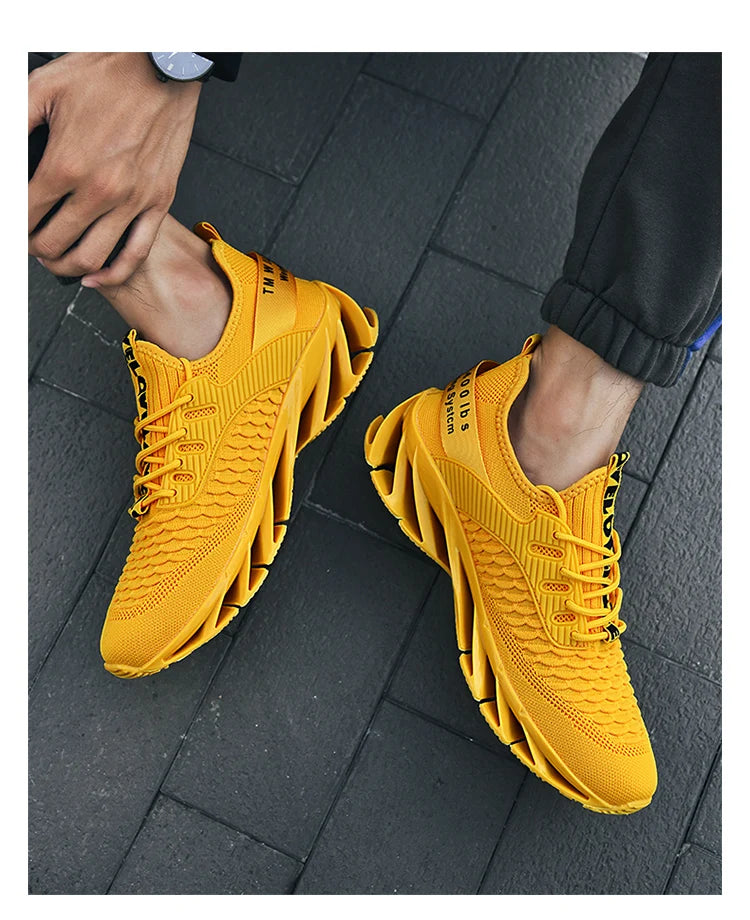 2024 men's sports casual shoes spring and autumn new pure color lace-up light non-slip walking fitness men's shoes