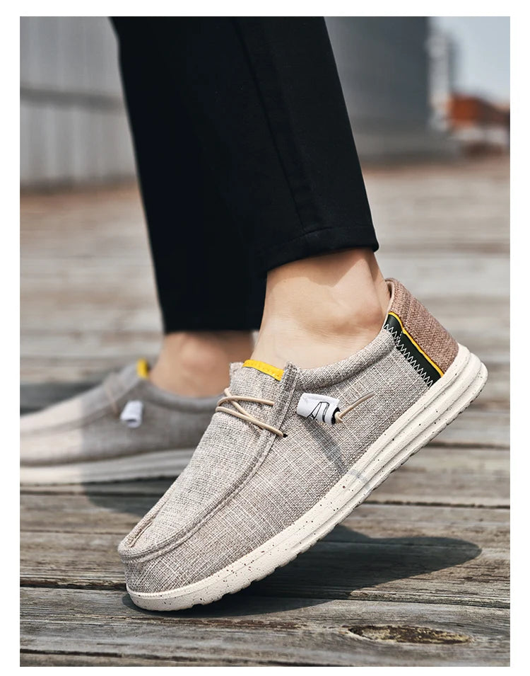 Men's leisure canvas shoes