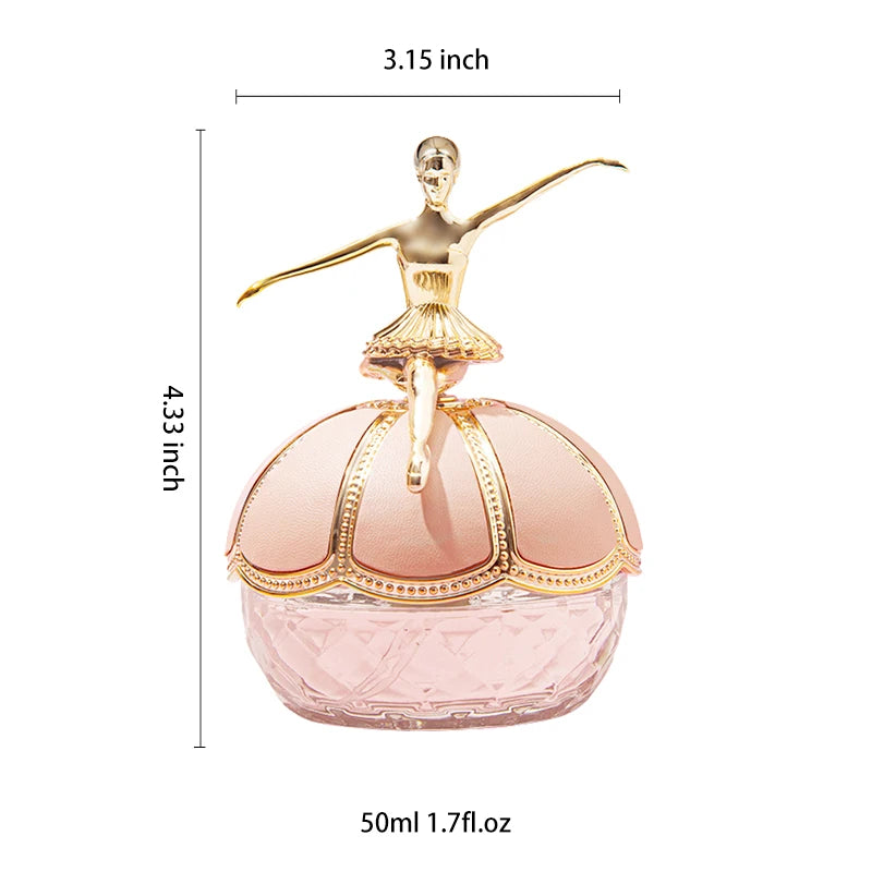 50ML 1.7FL.OZ Ballet Dancer Perfume, Original Gift Set Women's EDP Spray, Fresh Fruity/Woody Floral Notes Ideal Holiday Gifts