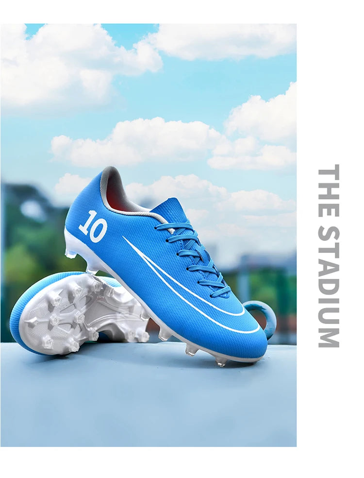 Men's and women's football shoes Non-slip training casual sports shoes youth outdoor breathable large size football shoes