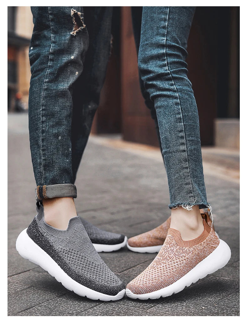 Men's and women's new sports shoes casual tennis breathable running shoes walking couples fashion men's and women's shoes