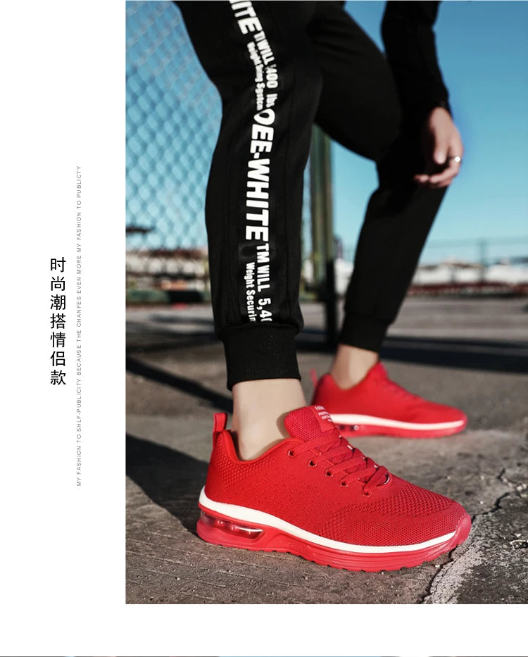 Men's and women's light casual sneakers Breathable mesh surface classic fashion lace-up walking and running shoes sneakers