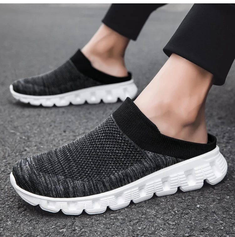 New spring and autumn breathable lightweight comfortable men's and women's casual sports shoes fashion couple plus size loafers