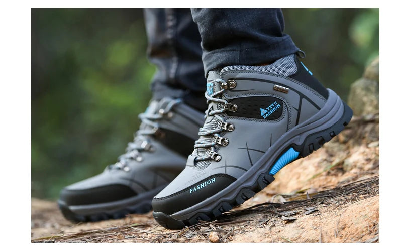 Men's autumn and winter hiking shoes Casual sports shoes comfortable lightweight non-slip large size men's shoes39-47