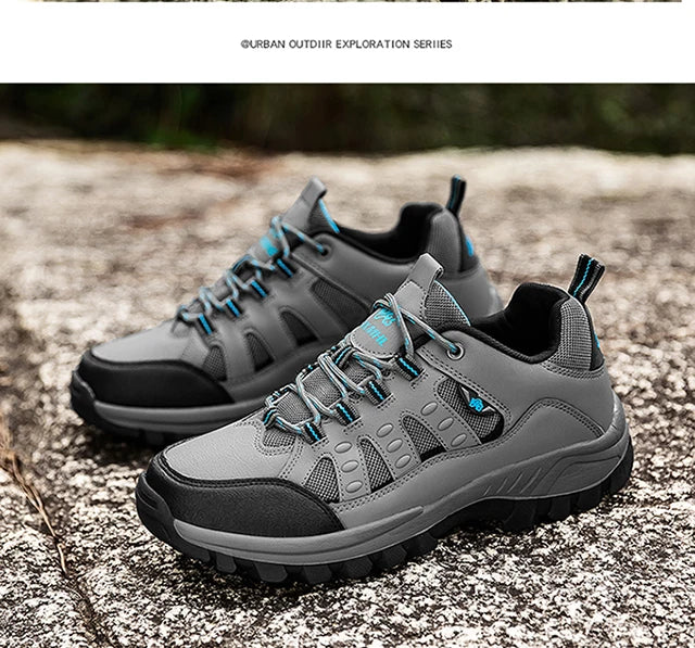 New men's and women's fashion casual cross-country running shoes non-slip wear breathable climbing sports shoes