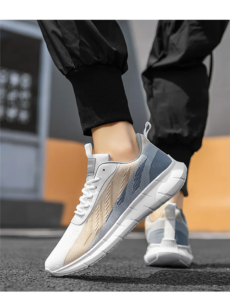 Men's shoes Casual lightweight non-slip fashion sneakers Breathable running shoes Outdoor walking training tennis shoes for men