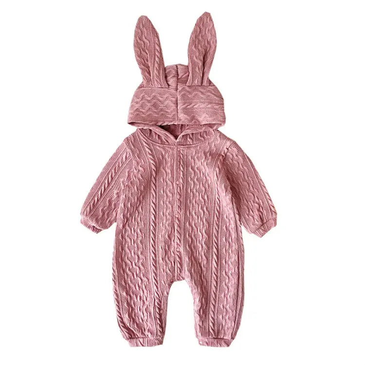 Vintage Thick Thread Baby Clothes Boys Rompers Long Sleeve Hooded  Newborn Girl Romper Winter Infant Clothing 1-3 Years