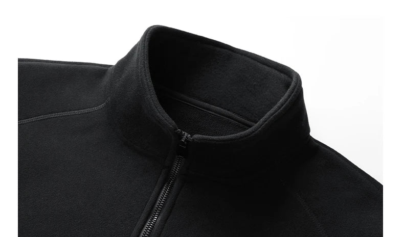 Winter Men Casual Fleece Sweatshirts Tops Men Sport Classic Stand Collar Sweatshirts Men’s Sweatshirts Hoodie Basic Pullover 9XL