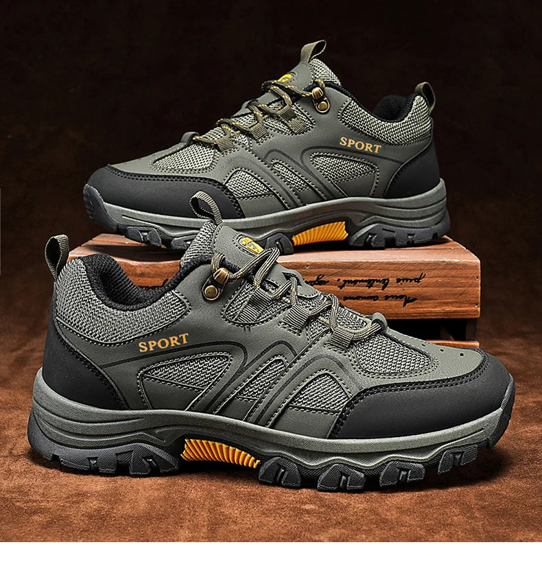 Men's running casual sneakers new mountaineering comfort men's shoes classic walking fitness shoes 2024 trainer men