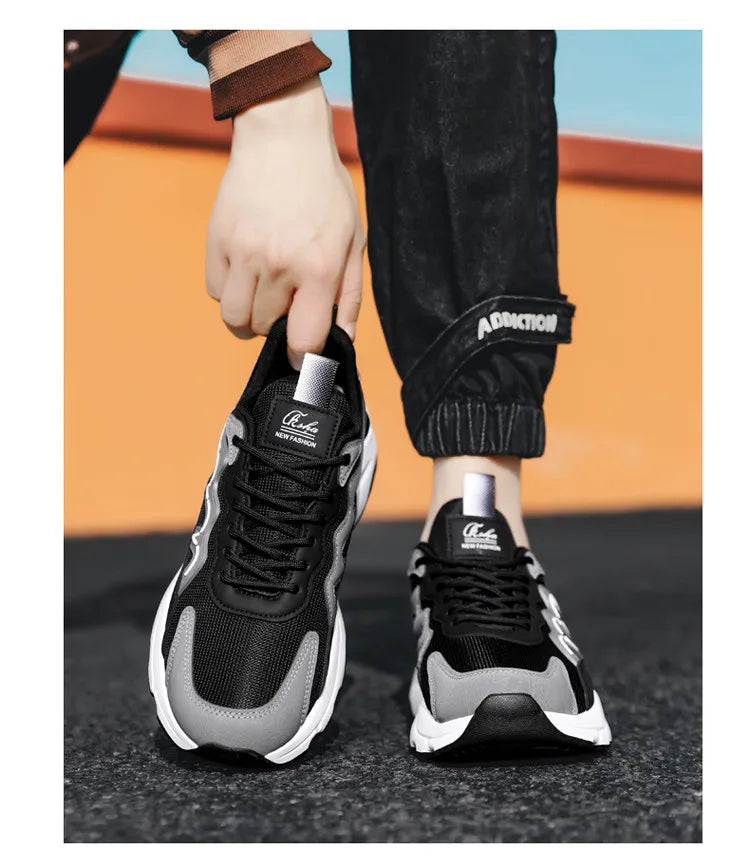 2024 New men's sneakers Comfortable casual men's shoes light breathable walking and running designer Spring and Autumn