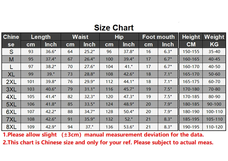 Spring Autumn Men Solid Sweatpants Tracksuit Jogger Pants Mens Drawstring Cotton Casual Trousers Outer Sport Male Large Size 8XL