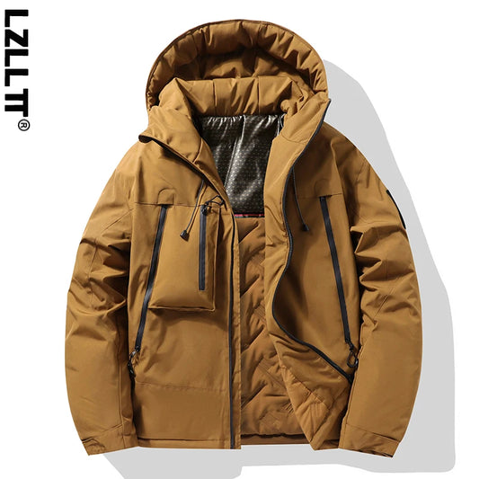 Winter Men Thick Waterproof Windproof Outdoor Jackets Coats Man Hike Jogger Cargo Jackets Male Outwear Bomber Windbreaker Jacket