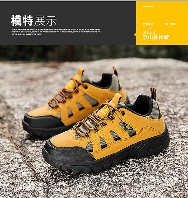 New men's and women's fashion casual cross-country running shoes non-slip wear breathable climbing sports shoes