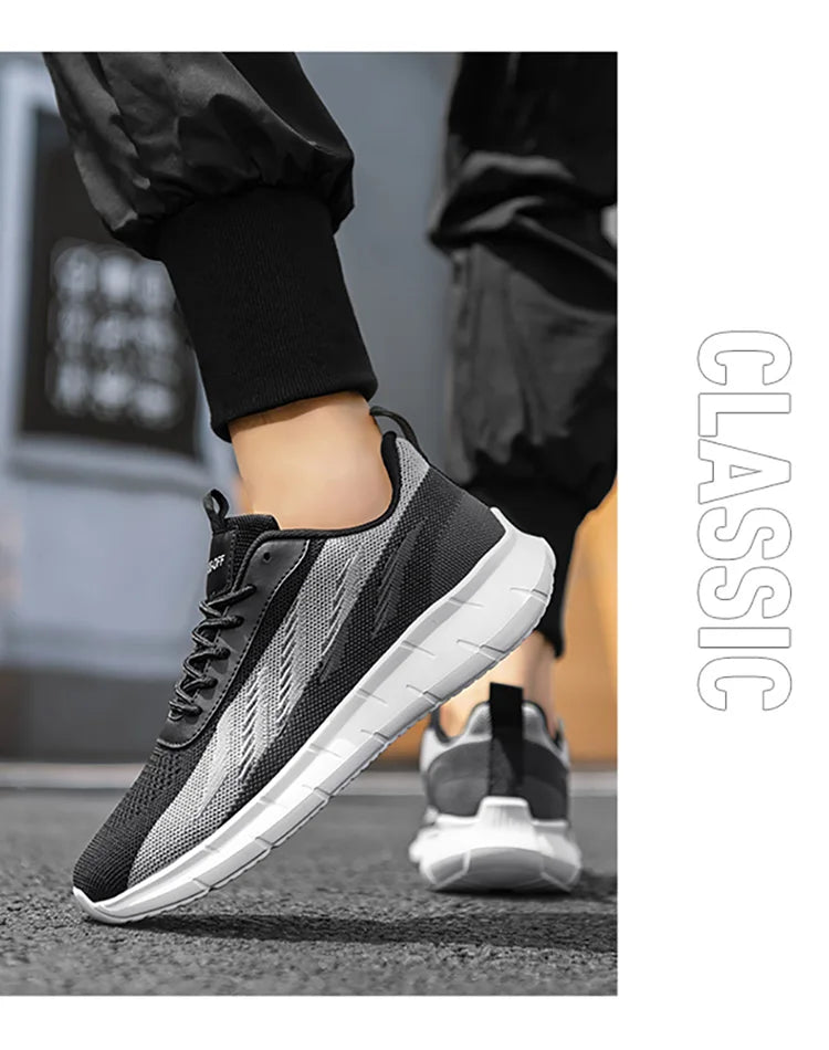 Men's shoes Casual lightweight non-slip fashion sneakers Breathable running shoes Outdoor walking training tennis shoes for men