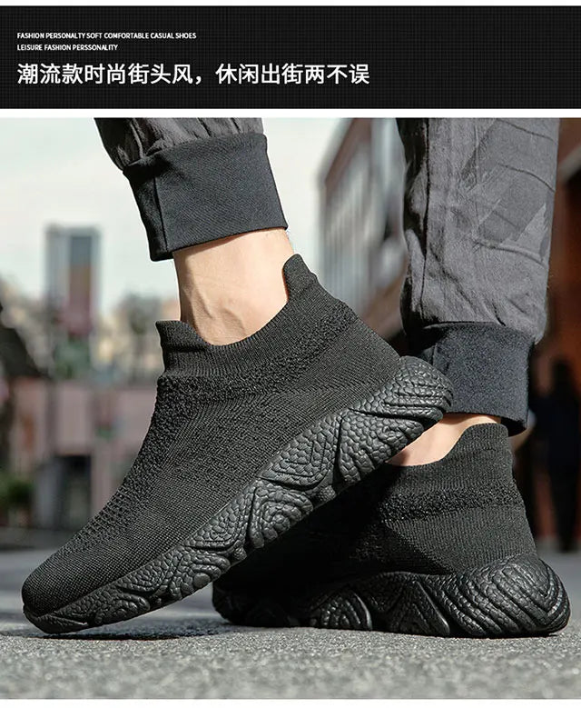 Men's leisure spring and autumn sports shoes lightweight high top fashion breathable large size designer new loafer men's shoes