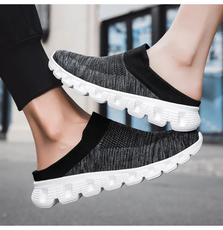 New spring and autumn breathable lightweight comfortable men's and women's casual sports shoes fashion couple plus size loafers