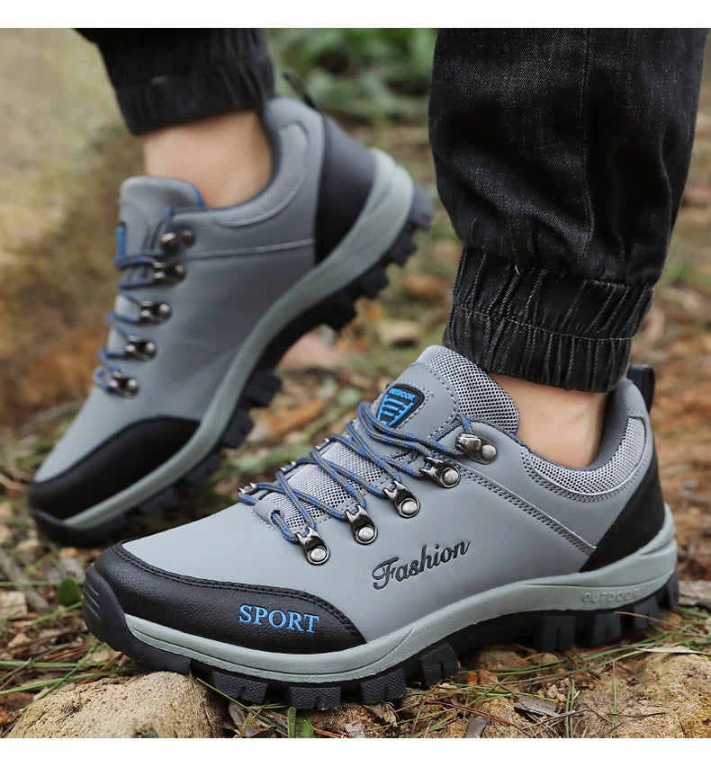 Men's outdoor running shoes Mountain casual sneakers Non-slip hiking camping Comfort hiking sports shoes for men