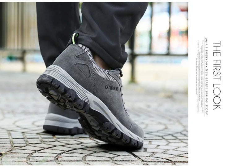 Men's casual sports shoes outdoor hiking shoes hiking plus size new non-slip comfortable men's shoes new designer