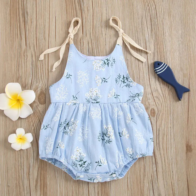 Fashion Print Newborn Clothes Girls Bodysuits Summer Baby Boys Clothes Cotton Sleeveless Infant Clothing Bodysuits 3-24 Months