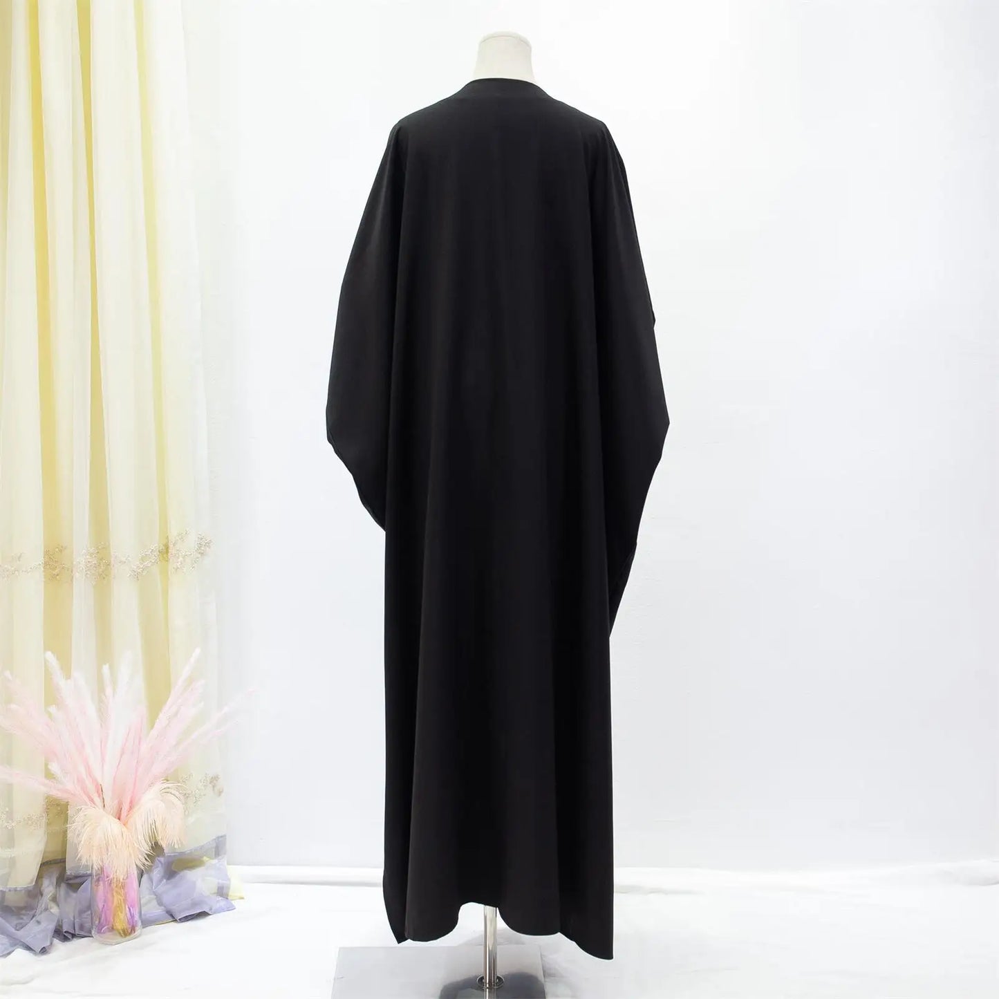 Women's Traditional Arabian Batwing Sleeve Abaya Muslim Loose Maxi Length Dress Women Jilbabs