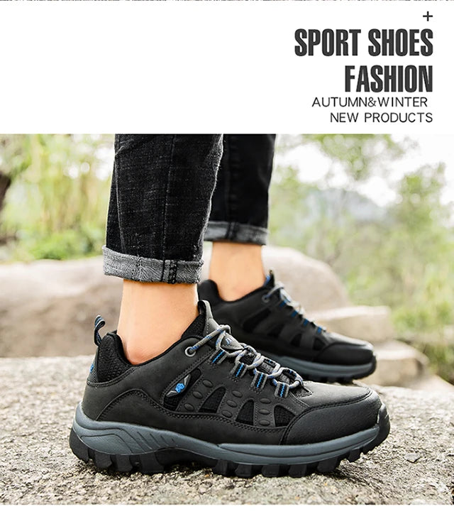 New men's and women's fashion casual cross-country running shoes non-slip wear breathable climbing sports shoes