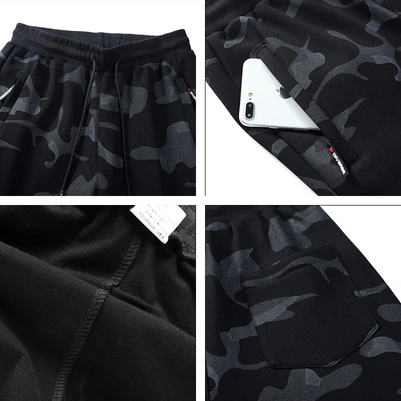 Spring Autumn Men Causal Camouflage Jogger Pants Sweatpants Mens Drawstring Fashion Trousers Sport Pants Male Large Size 7XL 8XL